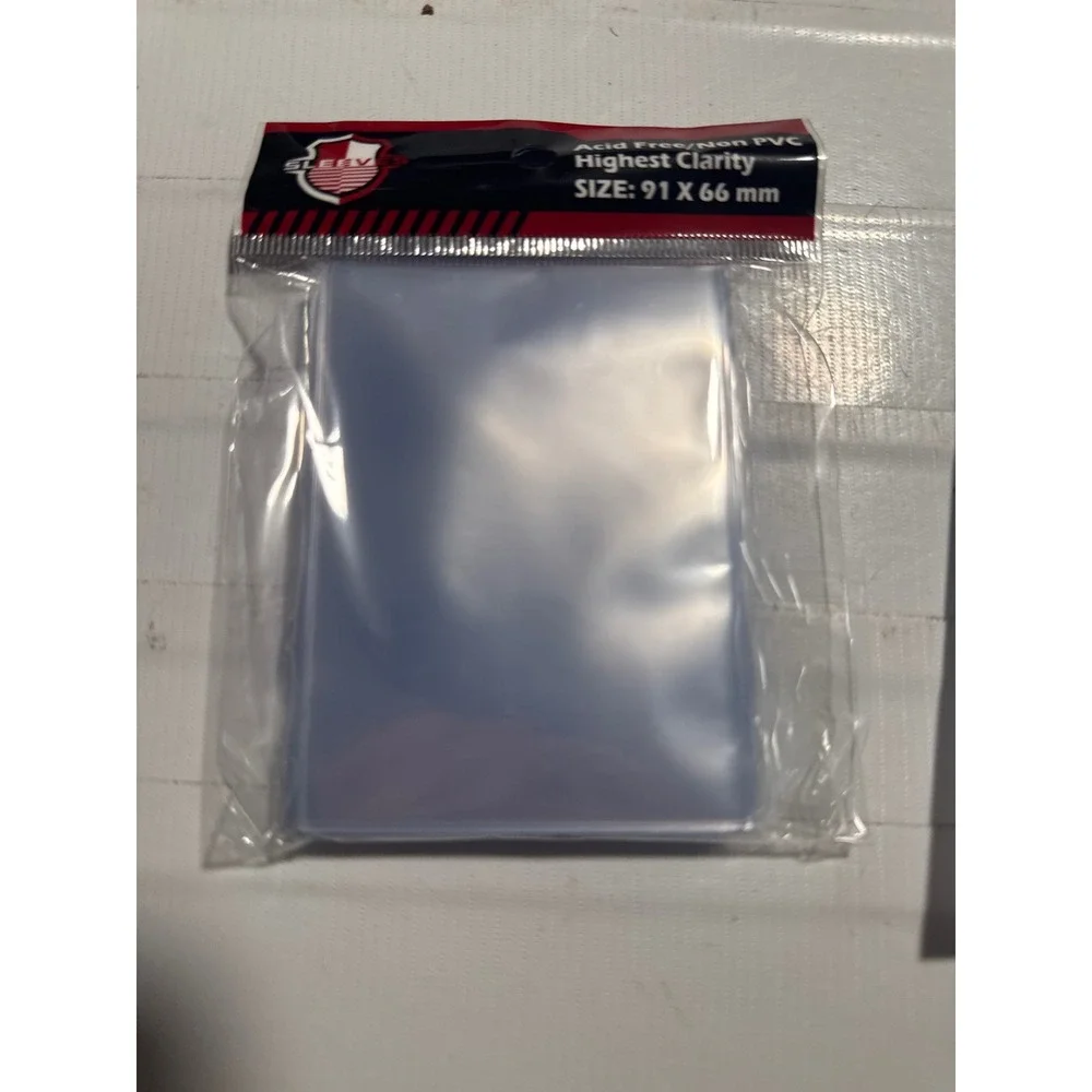 8 Bags of Sleeves Card Protectors &‎ 9-Pocket Pages Clear 91x66mm Acid Free